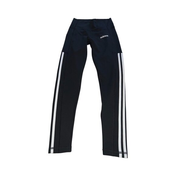 Adidas Girls Athletic Pants Black Size Small - Picture 1 of 6